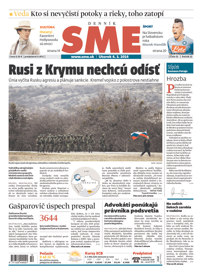 SME: Rusi z Krymu nechcu odist