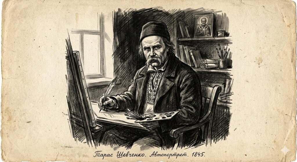 Тарас Шевченко за версією Gemini