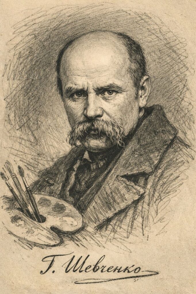 Тарас Шевченко за версією Microsoft Copilot.